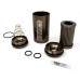Deatschweks In-line fuel filter element and housing kit, stainless steel 10 micron,-8AN,110mm. Universal