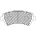 Ferodo Ft. Brake Pad Set Corolla DS2500