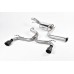 Milltek Sport Cat-back Exhaust 3-inch 'Race' System - Cerakote Black GT-100 Trims