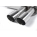 Milltek Sport Cat-back Exhaust Non-resonated (louder). Polished Tips