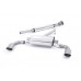 Milltek Sport Secondary Cat-back Exhaust Resonated. Brushed Titanium Tips Toyota GT86 & Subaru BRZ