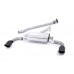 Milltek Sport Secondary Cat-back Exhaust Non-resonated (louder). Ceramic Black Tips Toyota GT86 & Subaru BRZ