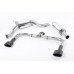 Milltek Sport Cat-back Exhaust Louder. Black Oval Tips